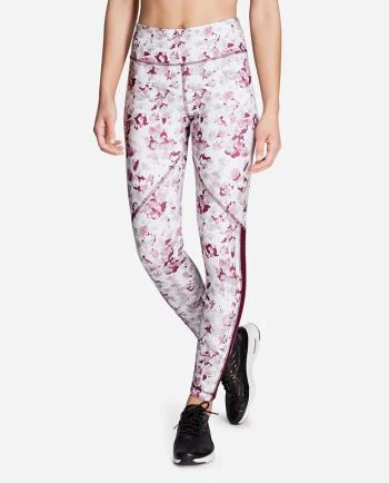 Pantalones delgados de cintura alta Pantalones de yoga de impresión para las mujeres